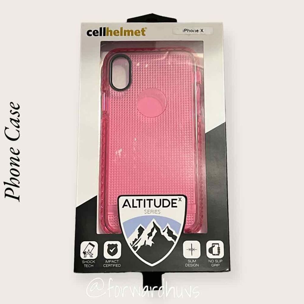 Cellhelmet Altitude X Series for iPhone X - Pink NEW